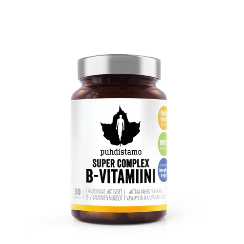 Puhdistamo Super Complex B-vitamiini 30 kaps